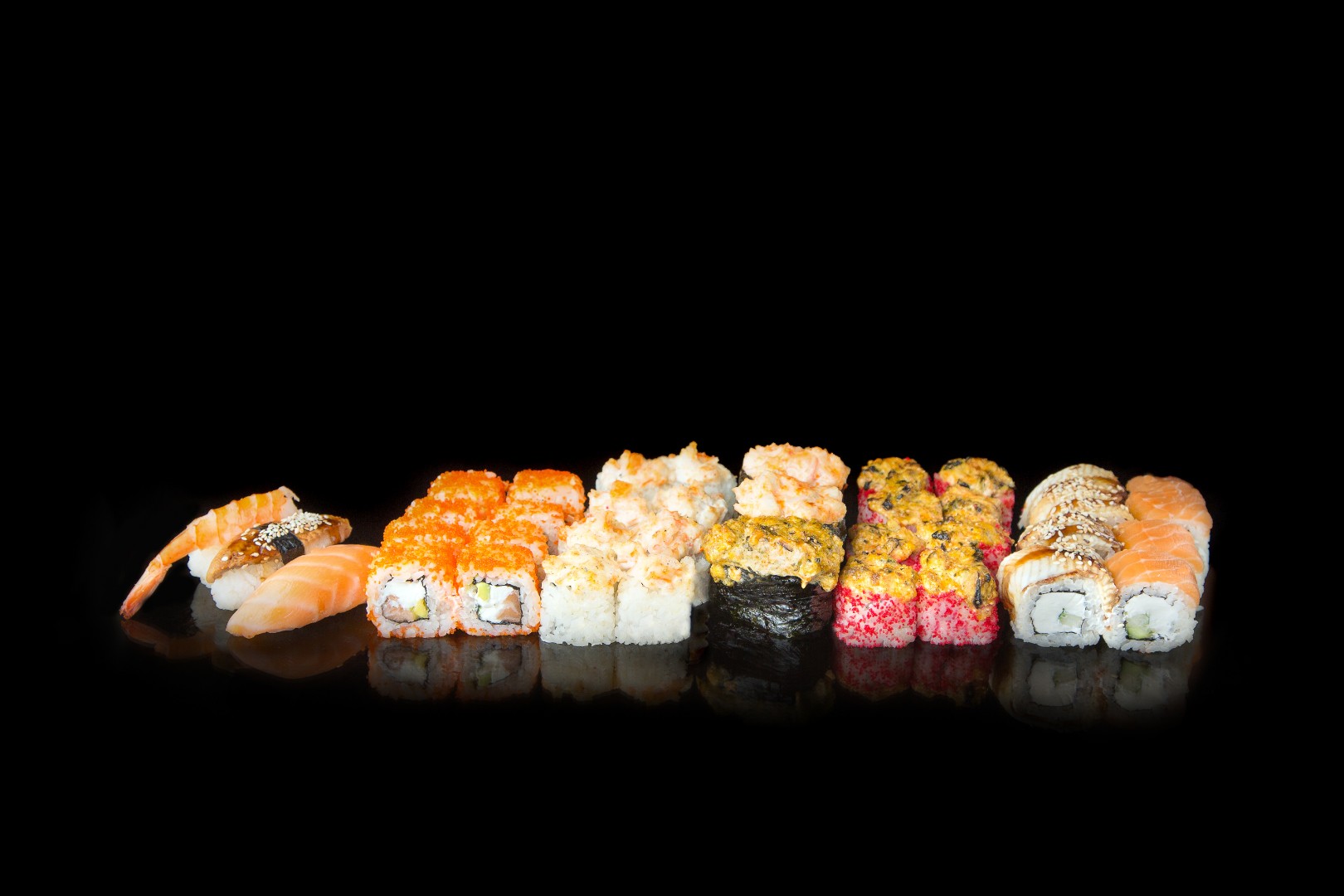 Суши запеченный лосось калорийность фото 64